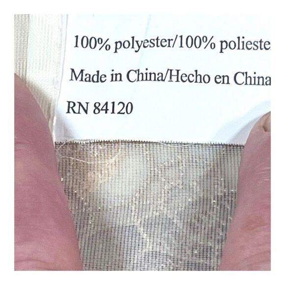 Set Of 3 Vintage Lace Floral Curtain Valances Scalloped Lace Cottagecore 28”X25” - Picture 7 of 7